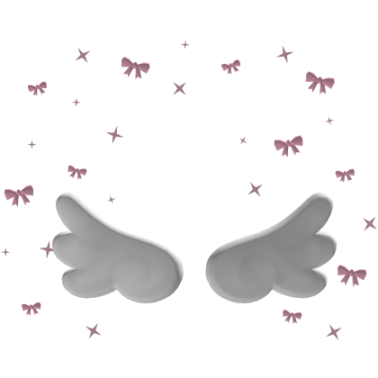 Cute Bows Aura with Wings