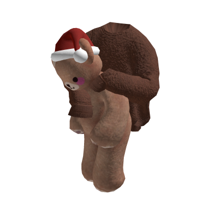 Santa's Teddy Sweater Brown thumbnail