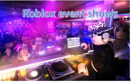 roblox live event shows (filmed on yt every week)