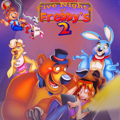 Five Nights at Freddy's 2 cartoon poster Roblox decal