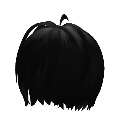 black popular anime hair >ᵥ_ᵥ< Roblox item