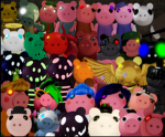 The noob squad and the piggy fan club!