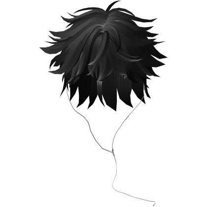Y2K emo boy with headphones, black hair