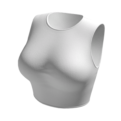 Crop Top White Basic Tight Baby Baddie Tee Shirt