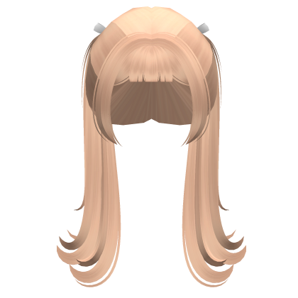 Cute soft blonde doll pigtails Roblox item
