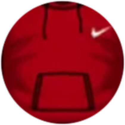 Red nike hoodie roblox top
