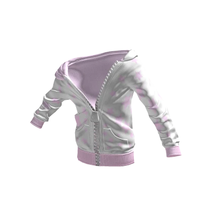 Pink off the shoulder jacket hot sale