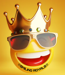 Smiling royals