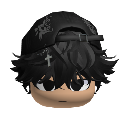 Messy Cute Anime Boy Blcak Hair