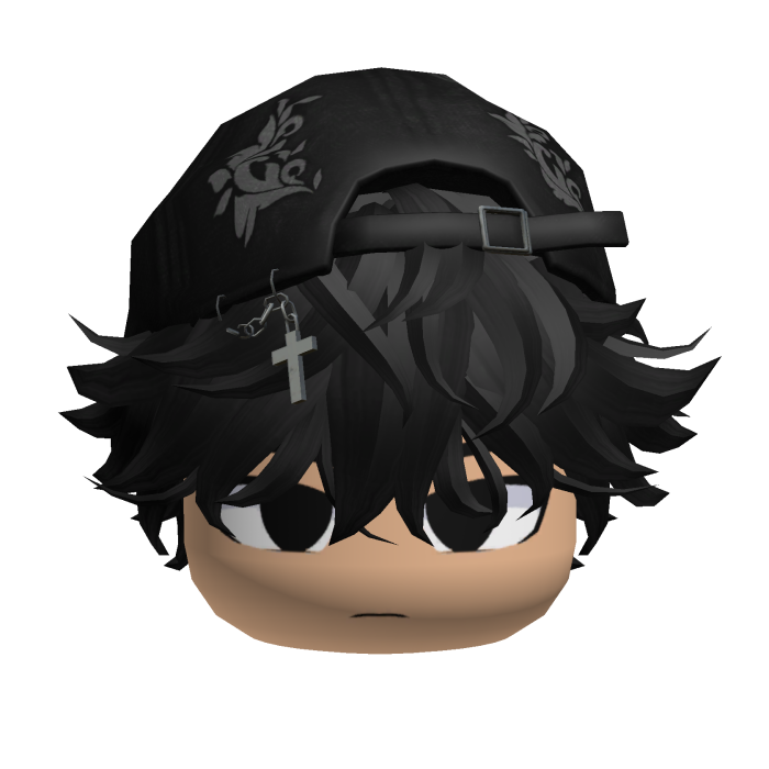 Messy Cute Anime Boy Blcak Hair