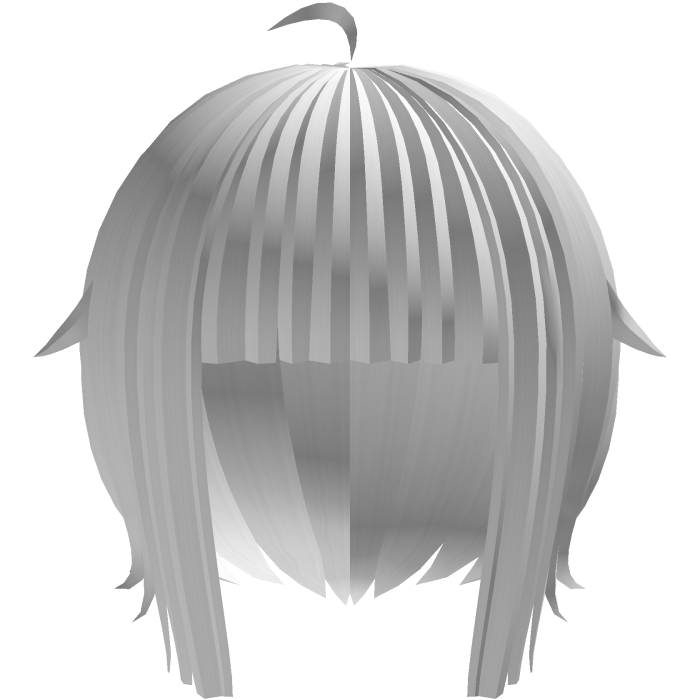 short moe emo hair with tuffs ; white ꩜ 