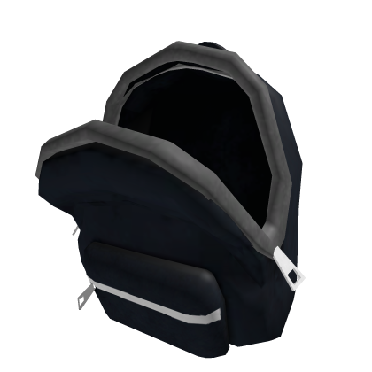 Black Open Backpack Roblox item