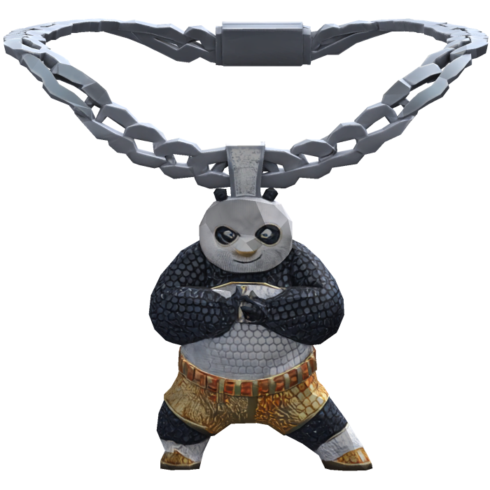 Iced Out Po Panda Chain 1.0