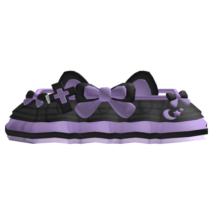 witch kitty skirt purple