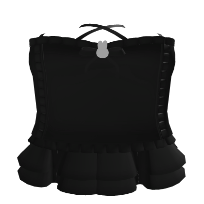 Cute Ruffles Corset Dress Black thumbnail