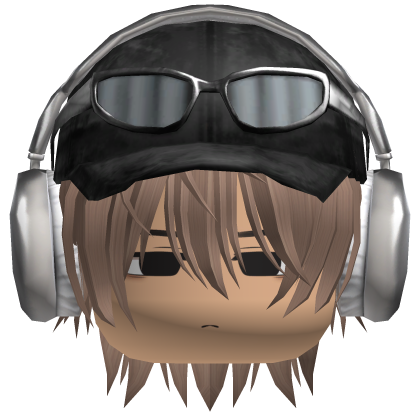 y2k cute boy w cap + headphones 