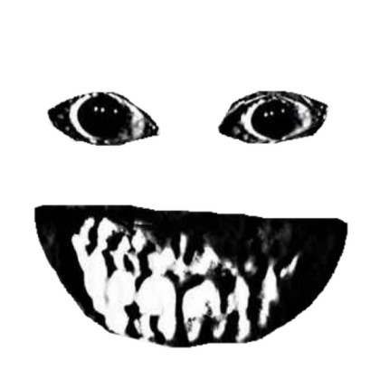 scary face Roblox decal