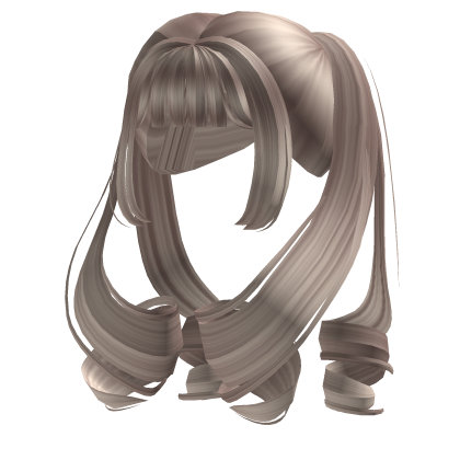 Cute Fairy Curly Twirl Pigtails (Platinium) Roblox item