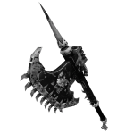 Gunmetal Chainsaw Axe