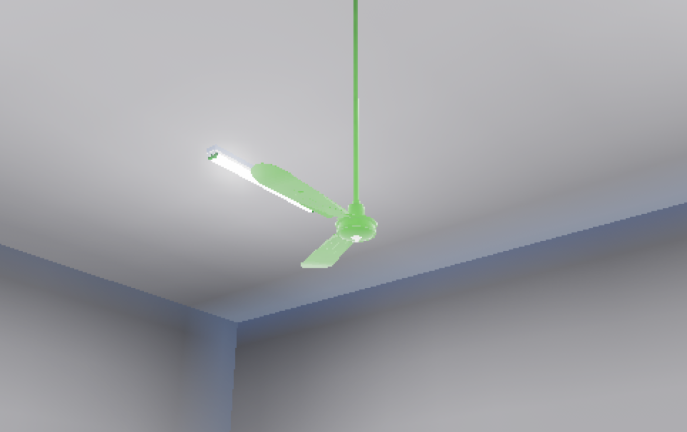 Wobbly ceiling fans room (For make videos) screenshot 2