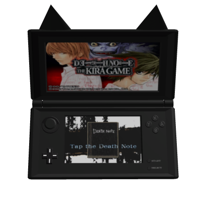 playing my ds; 一人遊び (deathnote)