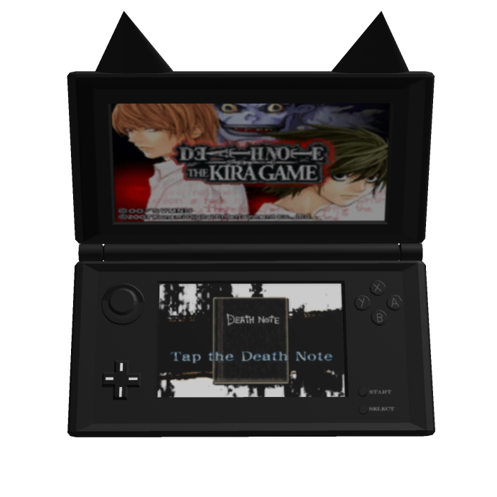 playing my ds; 一人遊び (deathnote)