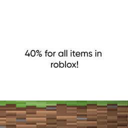 40% Discount For Every item!