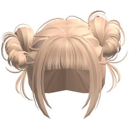 Cute Messy Space Buns (Blonde) Roblox item