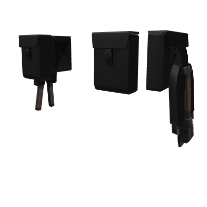 Black Tactical Pouches
