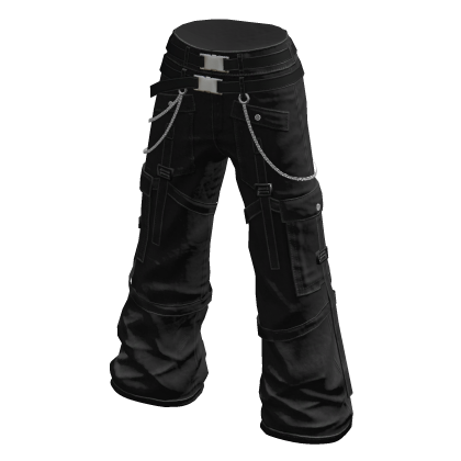 aprelle Y2k Warrior Cargo Pants Black