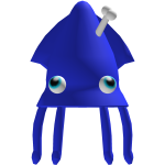 Blue Squid Hat