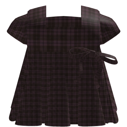Brown Plaid Dress