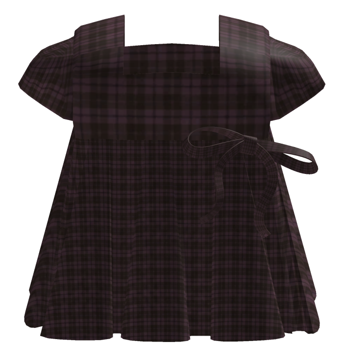 Brown Plaid Dress