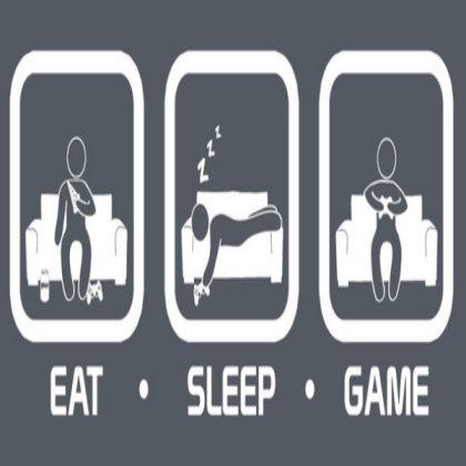 Eat•Sleep•Game Roblox decal