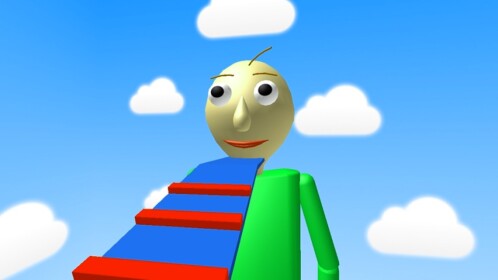 Escape Baldi Basics Parkour Obby!