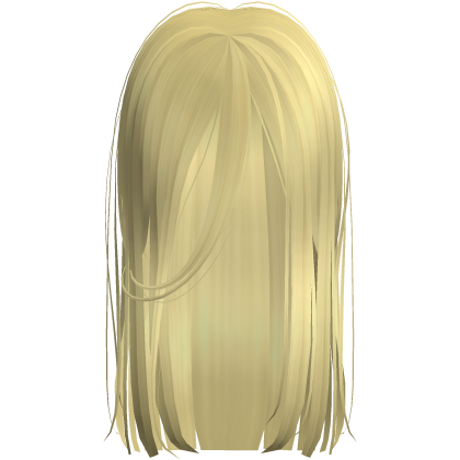 Long Messy Goth Horror Hair In Yellow