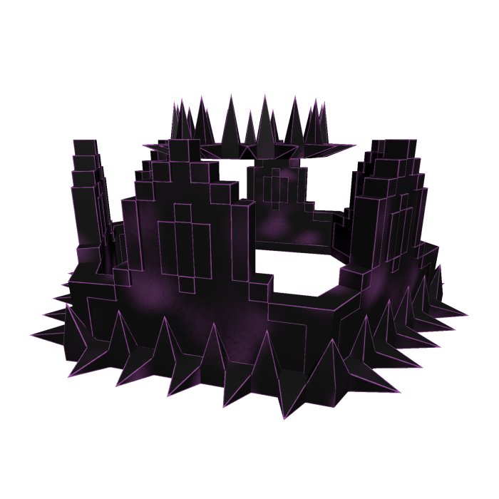 [ADD-ON] Booster Spiky Void 8-Bit Crown