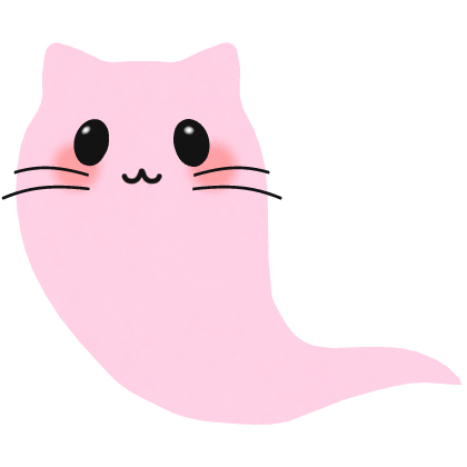halloween ghost cat