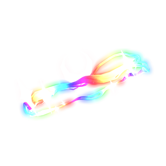 Neon Rainbow Aureole Shiny Halo (Glowing Emissive)