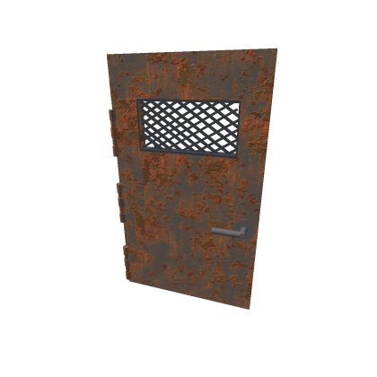 Rusty Metal Door (Animatable)