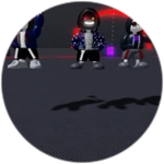Dust Murder time trio Roblox badge thumbnail