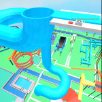 LONGESTER WATERSLIDE ON ROBLOX!