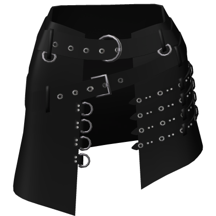Gothic Black & Silver Asym Waist Coat (F) 1.0