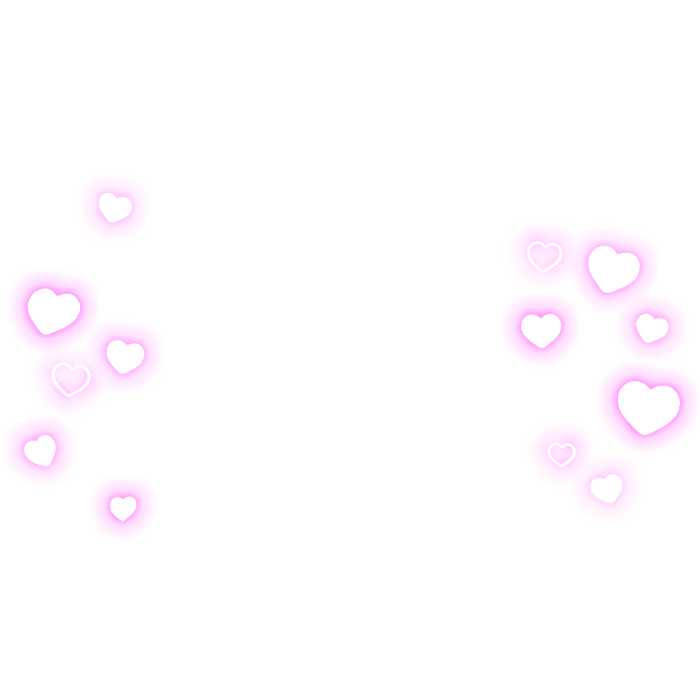 [Emissive] Glowing Hearts Aura Sparkle (Pink)
