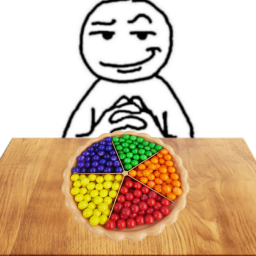 sort 2,000 gumballs