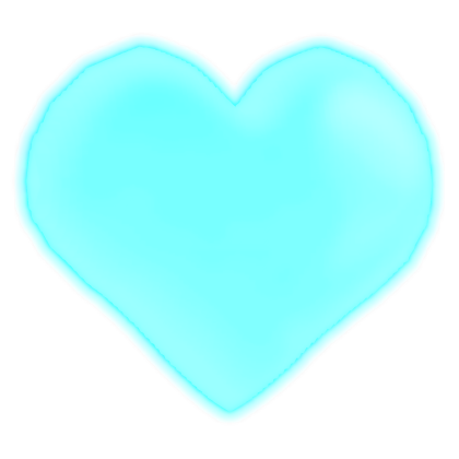 ♡Emissive Glowing Animated Blue Beating Heart♡