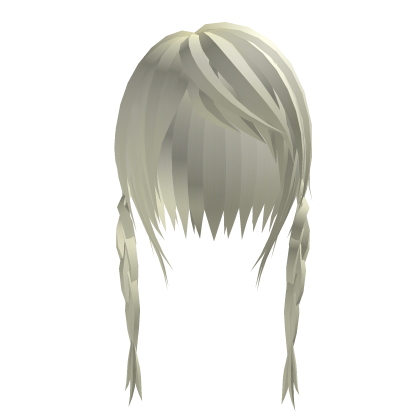Messy Cute Emo Braids Blonde
