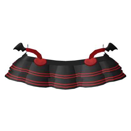 𖹭 Sweetheart Medic Skirt in Black