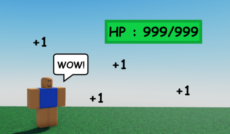 Every Second You Get +1 Health ⭐️ screenshot 1