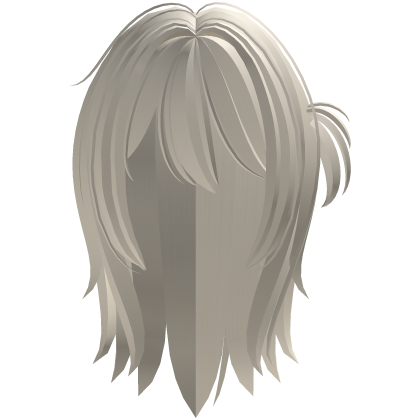 ♡ sweet overgrown vkei hair w/ ponytail in blonde Roblox item